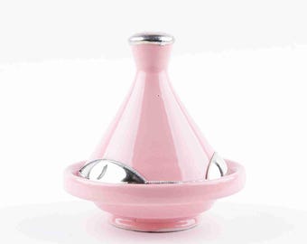 Hand-Painted Moroccan Ceramic Tagine: Decorative Serving Pot (3.14 in)