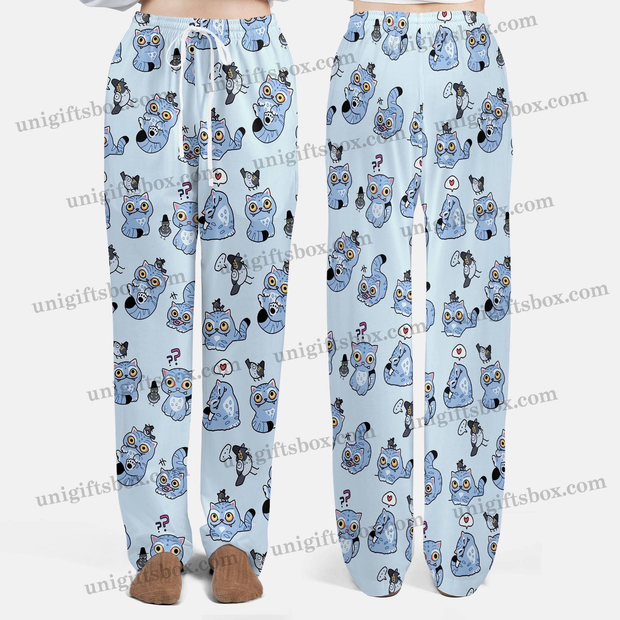 ★NETFLIX★KPop 悪魔狩人★Derpy Tiger & Magpie Lounge Pants KPop Demon Hunters Derpy Tiger and Sussie Magpie Lounge