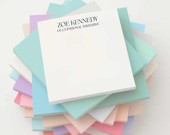 Personalized Note Pads, Custom Sticky Notes, Office Stationery Supplies, Unique Business Gifts, Personalized Name Office Memo Pads