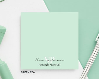 Personalized Nurse Practitioner Sticky Notes, Note Pads, NP Gifts, Nurse Practitioner Gift, NP Note Pads, Gifts for Graduation, Custom Gift