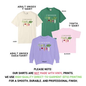Lets Root For Each Other Vegetable Shirt for Gardeners, Vegetable Shirt for Garden Lovers, Garden Lovers Shirt, Vintage Garden Lover TShirt image 5