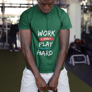 Maglietta unisex Hard Vibes: maglietta motivazionale per l&#39;allenamento