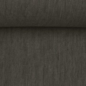 Washed Linen Fabric in Grey - 100% Natural Linen, 205 GSM | Soft, Durable, and Breathable | Ideal for Sewing, Crafts, Home Décor