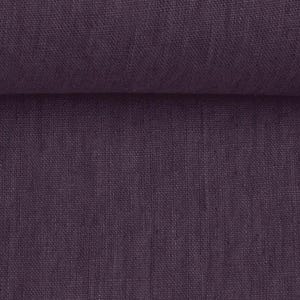 Eggplant Purple Linen Fabric by the Yard Medium Weight – Natural, Washed, Eco-friendly, for Upholstery, Bedding, Clothing, Curtains and more