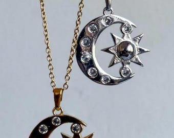 Collar Soy Luna, Collar Sol y Luna