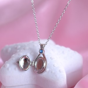 Mermaid Necklace, Locket Necklace, Ocean Jewelry