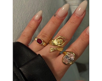 Mermaid Ring, Sea Ring, Mermaid Girl Jewelry, Ocean themed Antique Ring