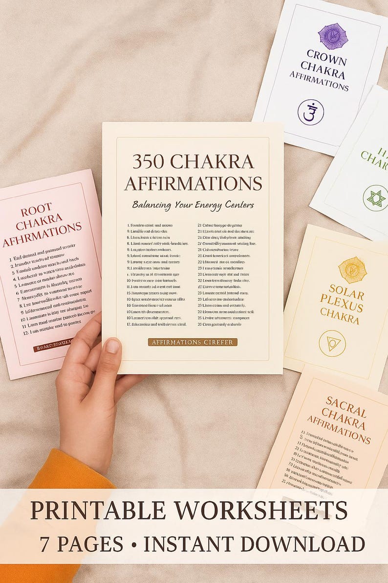 Chakra Activation Affirmation Workbook – 315 Spiritual Journal Prompts ...