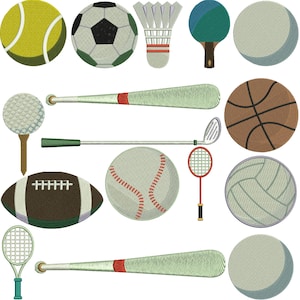 Sports ball embroidery design, Soccer Ball embroidery, Basketball Embroidery, Sports Embroidery Design, Machine Embroidery Design