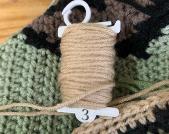 Knitting Crochet Yarn Bobbins with Stitch Marker, 5 Yarn Winder,  Numbered
