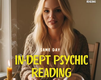 Detailed Psychic Tarot Reading, Spiritual Guidance Intuitive Insights, Life Questions Clarity, Love Career Path, PDF, 24 Hour Delivery