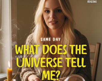 What Does The Universe Tell Me, Psychic Tarot Reading, Spiritual Guidance Messages, Life Path Clarity, PDF Report, 24 Hour Delivery