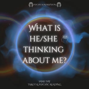 ¿Qué piensa él o ella de mí?, Lectura de tarot psíquica, Pensamientos ocultos y perspectivas amorosas, Expareja enamorada, Informe en PDF, Entrega en 24 horas