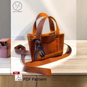 Leather Crossbody Bag Pattern, Leather Pattern for Small Purse, Leather Bag Pattern