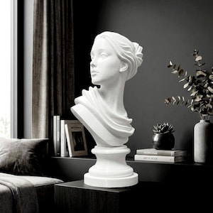 Modern Female Bust STL – Minimalist 3D Print File