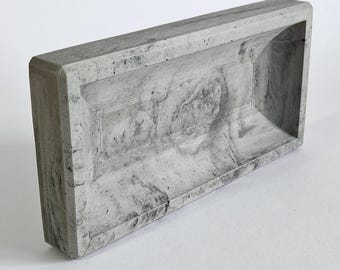 Minimalist concrete bowl | Handmade storage for keys, jewelry, and decorations | Minimalist gift idea for men and women