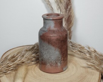 Handmade concrete vase for dried flowers – modern decoration, minimalist, various colors, Boho Scandi home accessory | Gift