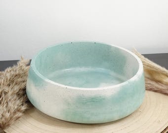 Handmade concrete bowl | Rustic and modern decorative bowl | Concrete decorative table bowl | Concrete bowl in various colors | Home accessory