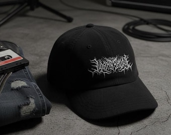 Lorna Shore Deathcore Vintage geborduurde corduroy pet