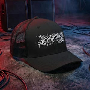 Lorna Shore Embroidered Trucker Hat - Deathcore Metal Music Merch