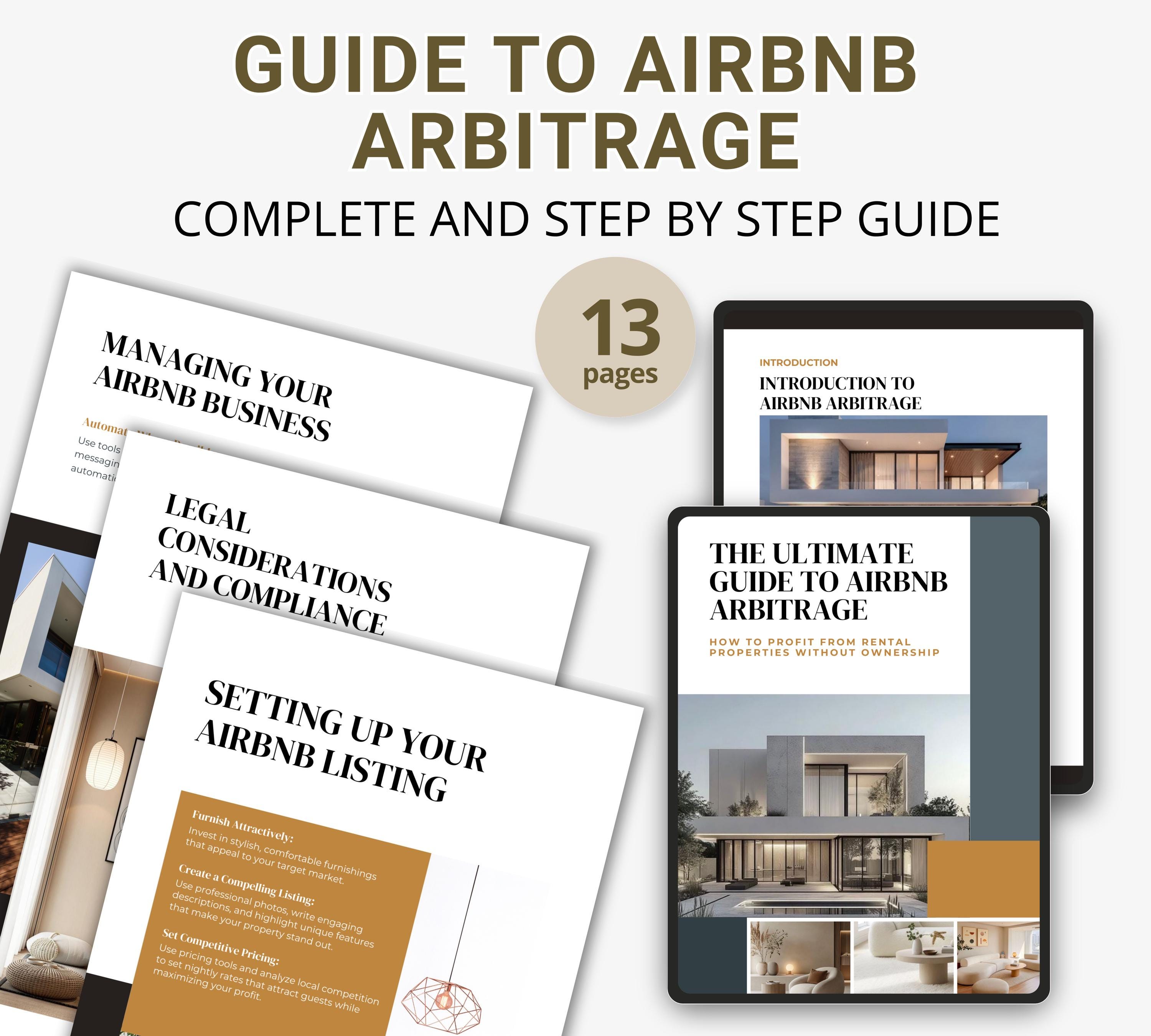 Airbnb Hosting Guide Ebook: Rental Arbitrage & Listing Tips (instant  Download) - Etsy