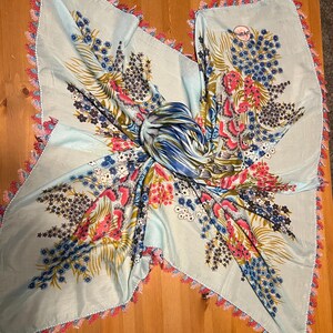 Handcrafted Needle Lace Scarf-Handmade Needle Lace (Oya) Scarf-Versatile for Headscarf, Shawl, Table Cover, or Accessory-Cotton-Turkish work
