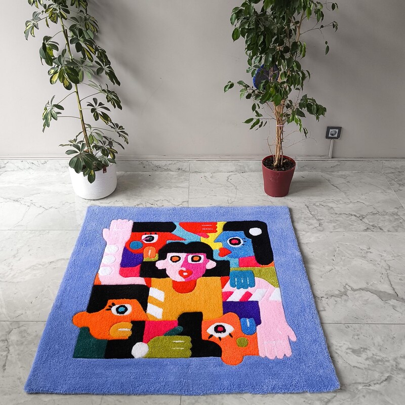 Tufted Carpet Wall Hanging main image 1