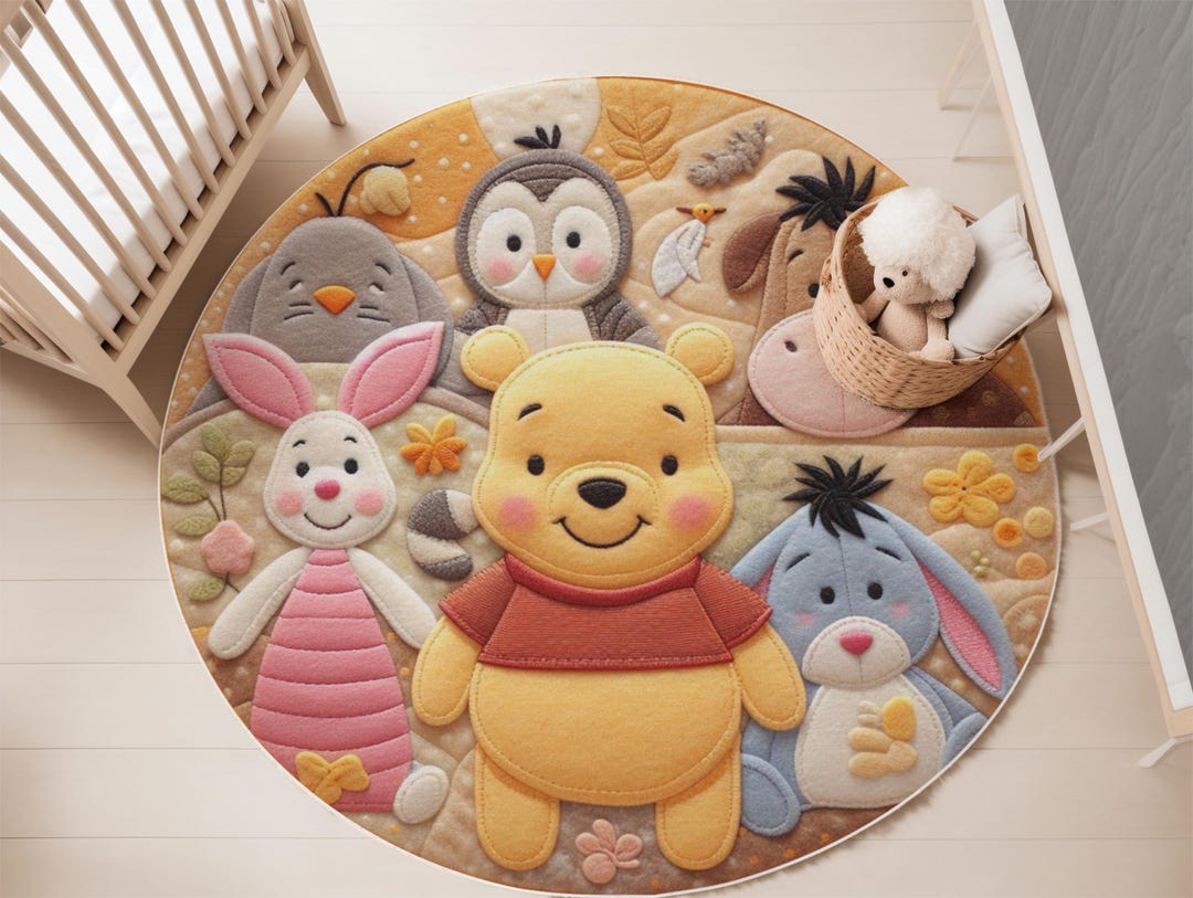 Winnie The Pooh Rug For Nurserynull