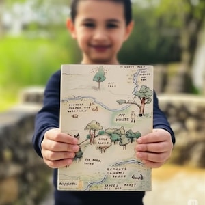 Diario infantil con temática del Bosque de los Cien Acres, cuaderno de tapa dura con motivos de Winnie the Pooh, regalo para niños, regalo para baby shower
