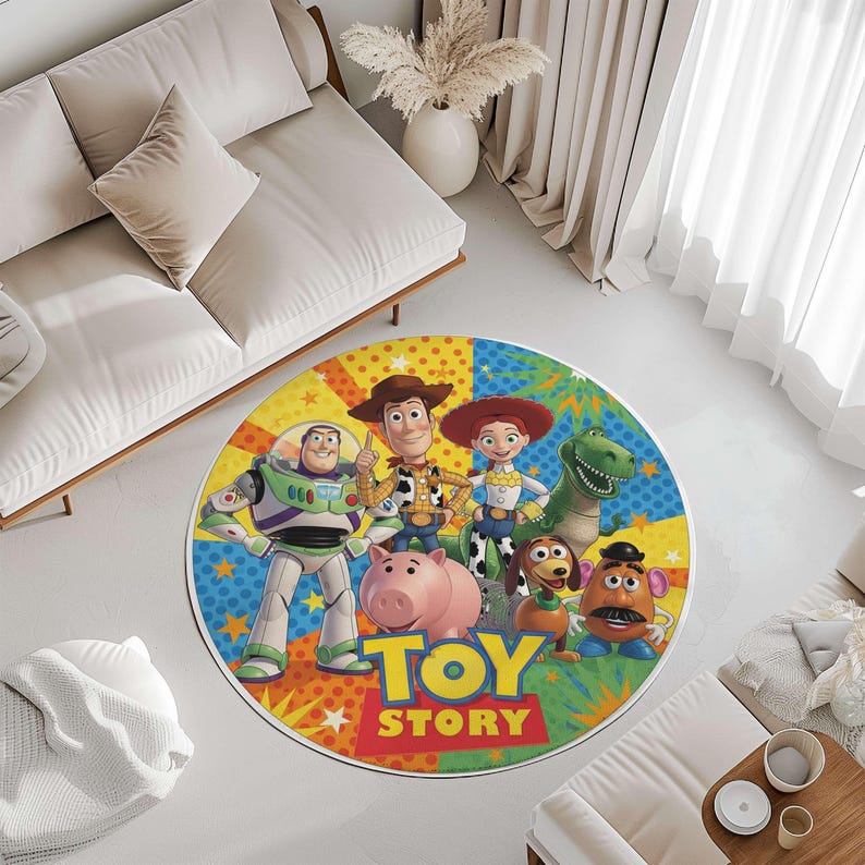 Story Rug Toy Story Kids Rug: Disney Nursery Playroom Carpet - Etsy