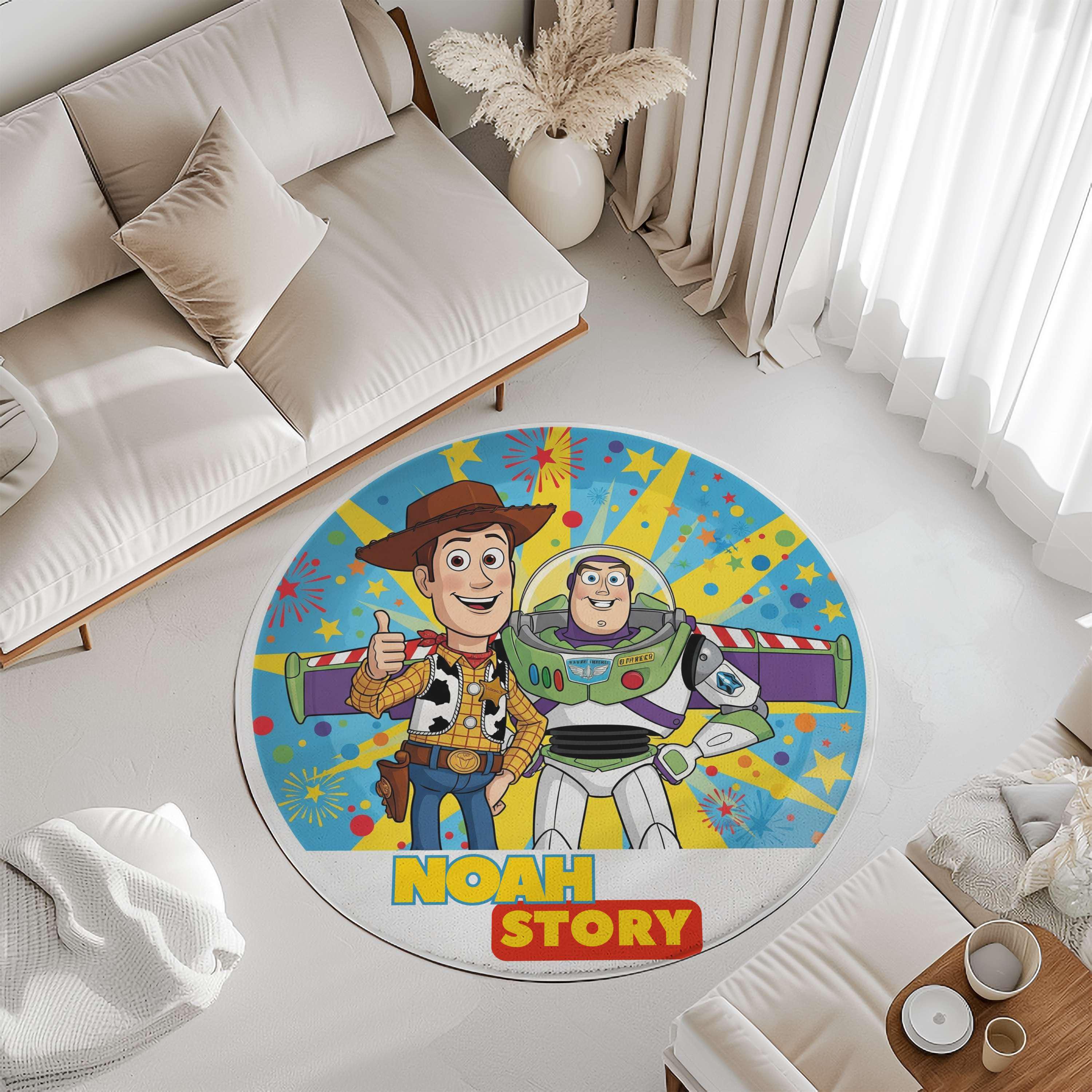 Personalized Toy Story Rug: Custom Nursery Playroom Decor - Etsy