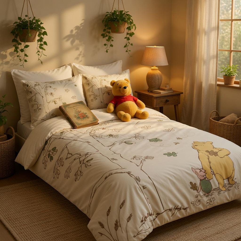 Vintage Pooh Bear Bed Set - Etsy