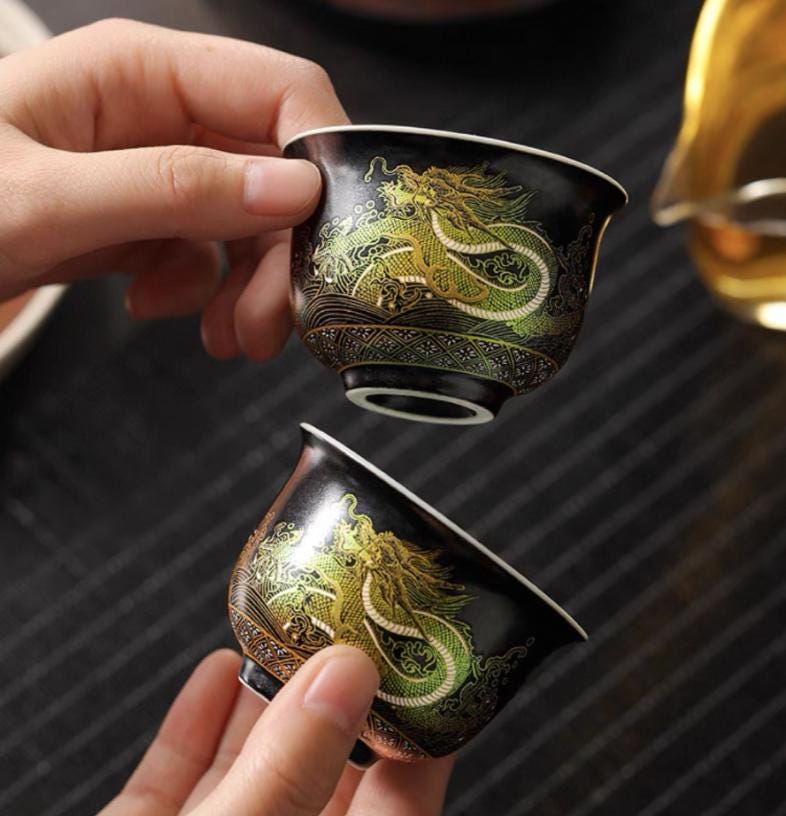Dragon tea cup - Etsy 日本