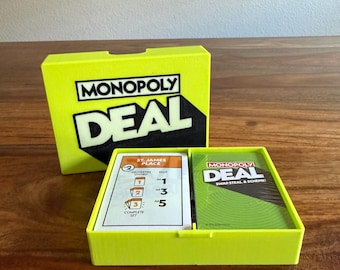 Monopoly Deal Game Box Travel Storage
