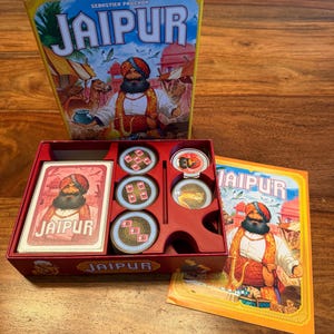 Jaipur Board Game Organizer – 3D Printed Insert for Faster Setup and Storage