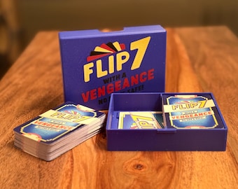 Flip 7 With a Vengeance Travel Case – 3D Printed Card Storage Box