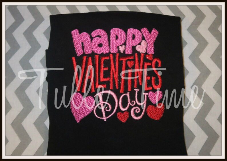 Happy Valentines Day shirt White or Black Long sleeve or short image 1