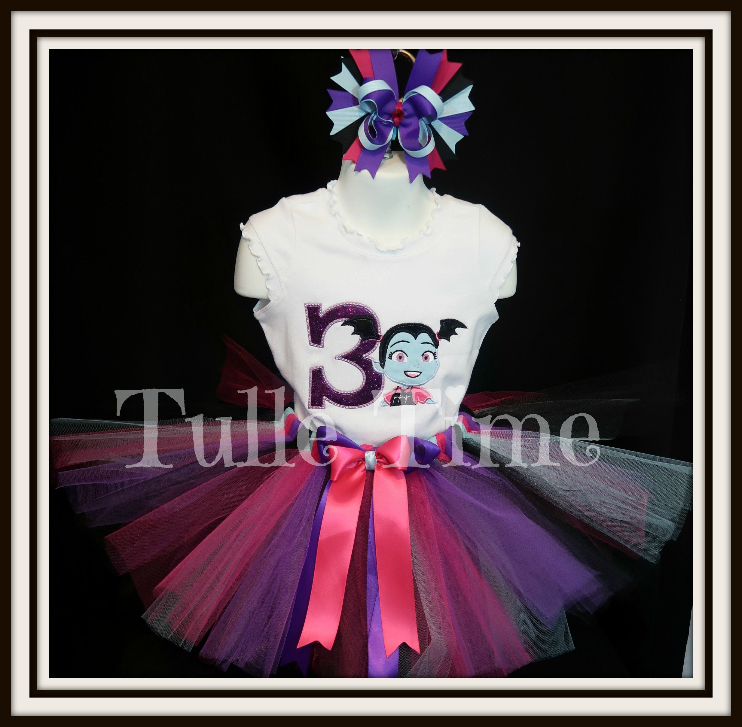 DISNEY VAMPIRINA 3 PIECE OUTFIT SIZE 2T 3T 4T 5T NEW!