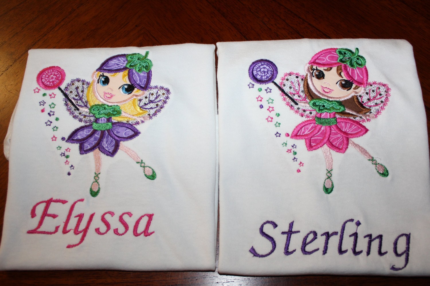 Personalized Sugar plum Fairy  t shirt top embroidered Fairy birthday