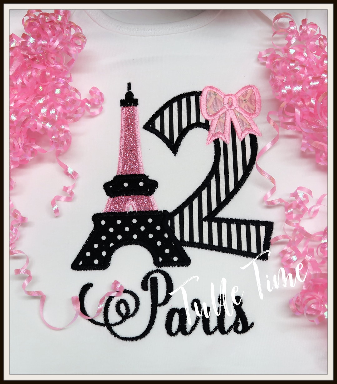 Eiffel Tower Girls Birthday Shirt, Paris Birthday Shirt, Paris Eiffel ...
