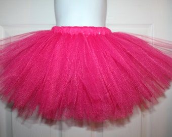 Birthday Hot pink tutu 12m 18m 2t 3t 4t 5t Party costume