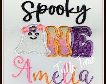 Spooky One Halloween Birthday Shirt, 1st Spooky Halloween shirt, Ghost birthday shirt, 2nd Birthday Spooky birthday