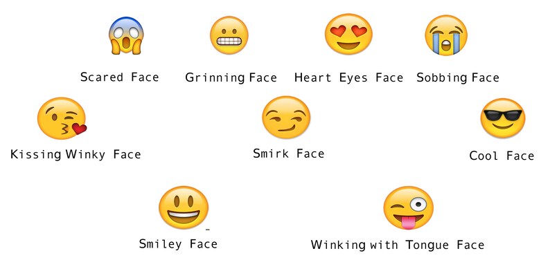 Emoji da collezione cancelleria Smileys Funny Happy Face gadget divertente bambini giocattoli bambino