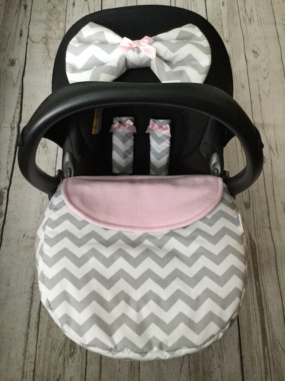 14 Chevrons to choose from MONOGRAMMED CHEVRON CARSEAT CANOPY