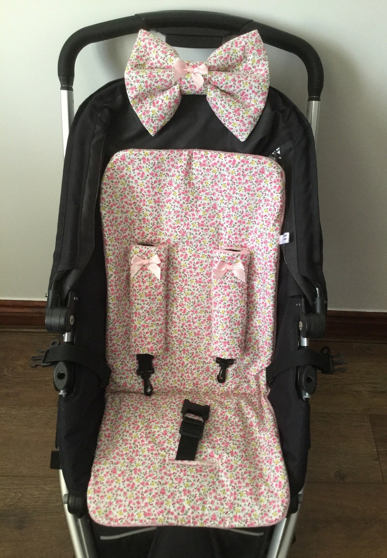 Pram Harness pads and Hood Bows