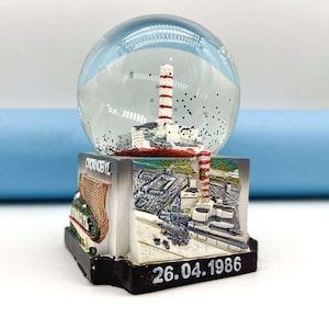 Chornobyl Snow Globe | S.T.A.L.K.E.R. Inspired Gift | Post-Apocalyptic Decor | Dark Tourism Collectible
