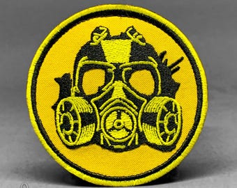 Patch "Gasmasker" geel