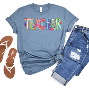 Teacher Cheery Doodle DTF Transfer