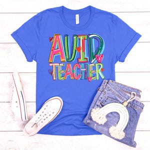 Auid Teacher Cheery Doodle DTF Transfer