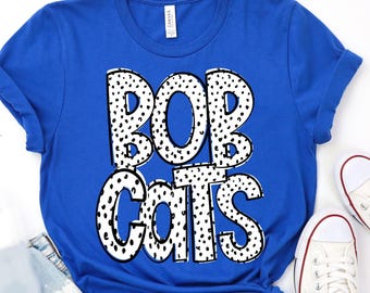Dotted Bobcats DTF Transfer